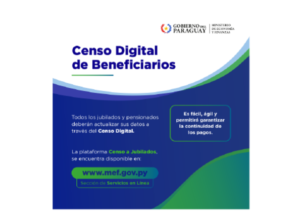 Censo Digital para Jubilados y Pensionados: Actualiza tus Datos hasta el 3 de Mayo de 2025 » San Lorenzo PY