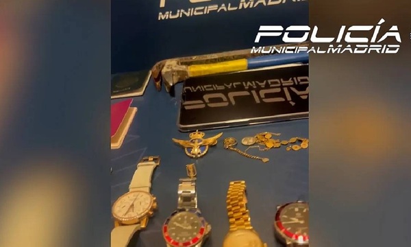 Cuatro paraguayos detenidos en Madrid tras robar 150.000 euros en joyas y objetos de lujo - OviedoPress