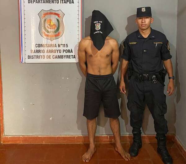 Joven detenido tras presuntamente agredir brutalmente a su pareja, quien terminó hospitalizada - Policiales - ABC Color