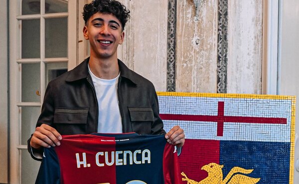 Versus / "Cuenca está aquí": El Genoa oficializó la llegada de Hugo Cuenca
