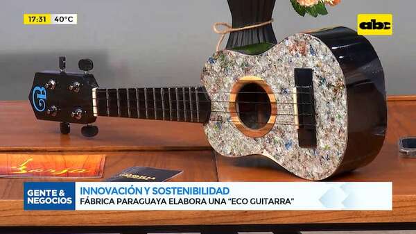 Innovación y sostenibilidad: fábrica paraguaya elabora una “eco guitarra” - Gente & Negocios - ABC Color