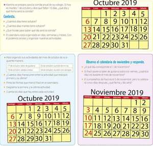 Interpretando calendarios - Castellano Segundo Ciclo - ABC Color