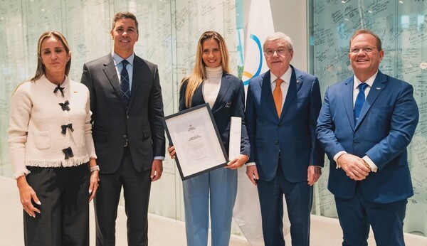 Alejandra Alonso recibió en Lausana reconocimiento del COI