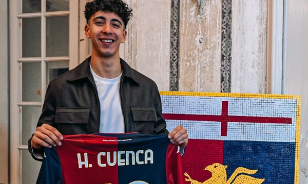 El albirrojo Hugo Cuenca dejó el Milan y ahora es nuevo jugador del Genoa de Italia
