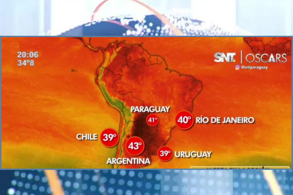 Ola de calor extremo en Sudamérica - SNT
