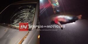 UN HOMBRE PERDIÓ LA VIDA TRAS SER ATROPELLADO EN EL DISTRITO DE NATALIO  - Itapúa Noticias