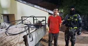 Diario HOY | Detienen a reciclador con 80 metros de cables de Copaco robados