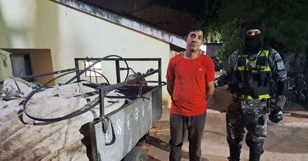 Diario HOY | Detienen a reciclador con 80 metros de cables de Copaco robados
