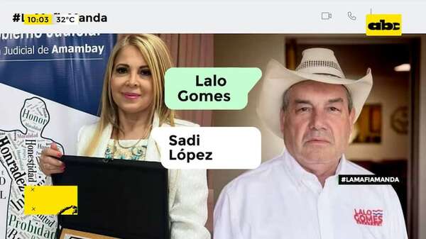 #LaMafiaManda: “Liberale, ese es amigo” decía Lalo Gomes a jueza - ABC Noticias - ABC Color