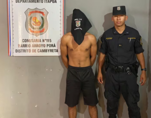 Detienen a joven por agredir brutalmente a su pareja en Cambyretá