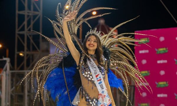 Miss Expo sambó en el carnaval encarnaceno: “Me gustó mucho la experiencia”