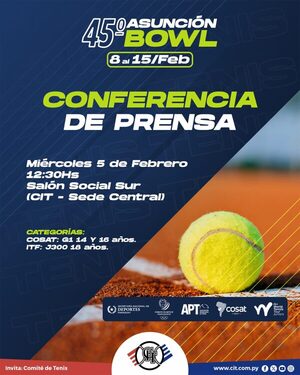 Mañana será lanzado el 45° Asunción Bowl en el CIT