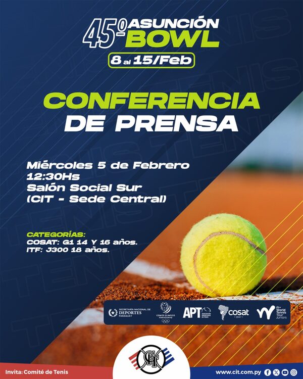 Mañana será lanzado el 45° Asunción Bowl en el CIT