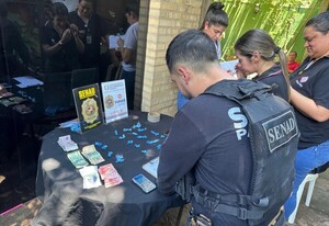 La Senad desmanteló foco de venta de cocaína en San Bernardino