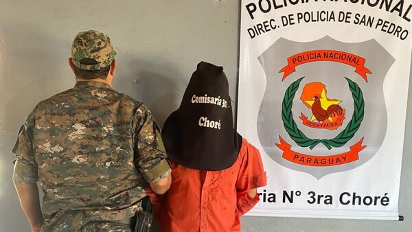 Discusión entre hermanos deja un herido y detenido en Choré