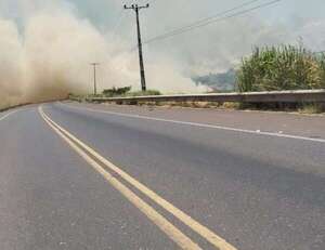 “400 incendios ya se registraron este año a nivel nacional y es un número preocupante”, dice capitán de Bomberos - Nacionales - ABC Color