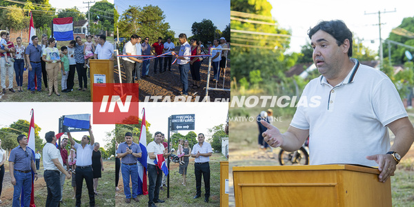CARMEN DEL PNÁ. CELEBRA NUEVAS OBRAS Y RINDE HOMENAJE A UNA CIUDADANA EJEMPLAR - Itapúa Noticias