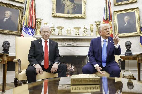 Trump propone el reasentamiento permanente de los palestinos en reunión con Netanyahu - Mundo - ABC Color