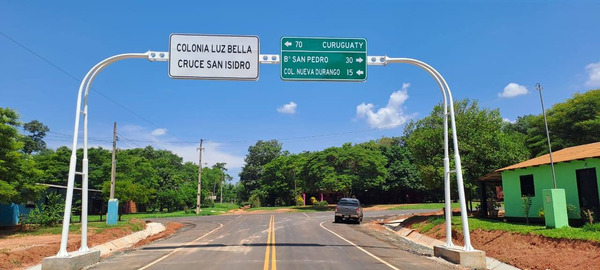 Desarrollan trabajos de señalización en nueva ruta que une San Pedro con Canindeyú - .::Agencia IP::.