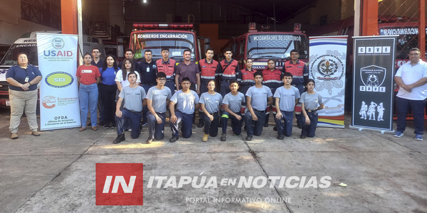BRIGADISTAS Y BOMBEROS DE ENCARNACIÓN SE CAPACITAN EN GESTIÓN DE EMERGENCIAS - Itapúa Noticias