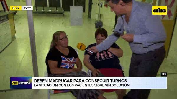 Situación sin solución: asegurados de IPS deben madrugar para conseguir turnos - ABC Noticias - ABC Color