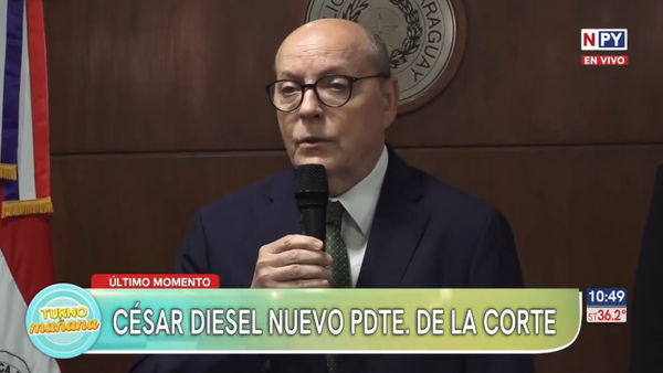 César Diesel es electo como presidente de la CSJ y admite contacto con ‘Lalo’ Gomes