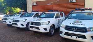 Policía de Itapúa entrega nuevas patrulleras para fortalecer la seguridad en la región