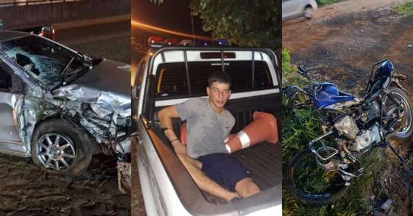 Diario HOY | Huyó de barrera policial, chocó a un motociclista y le arrancó el brazo