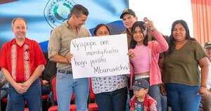 La Nación / Gobierno entrega 132 viviendas a comunidades del Chaco