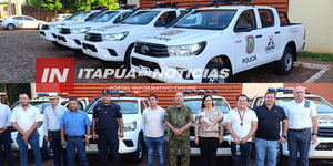 GOBIERNO NACIONAL ENTREGA CUATRO PATRULLERAS PARA REFORZAR LA SEGURIDAD EN ITAPÚA - Itapúa Noticias