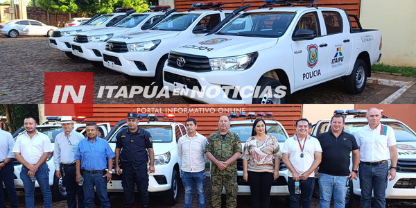 GOBIERNO NACIONAL ENTREGA CUATRO PATRULLERAS PARA REFORZAR LA SEGURIDAD EN ITAPÚA - Itapúa Noticias