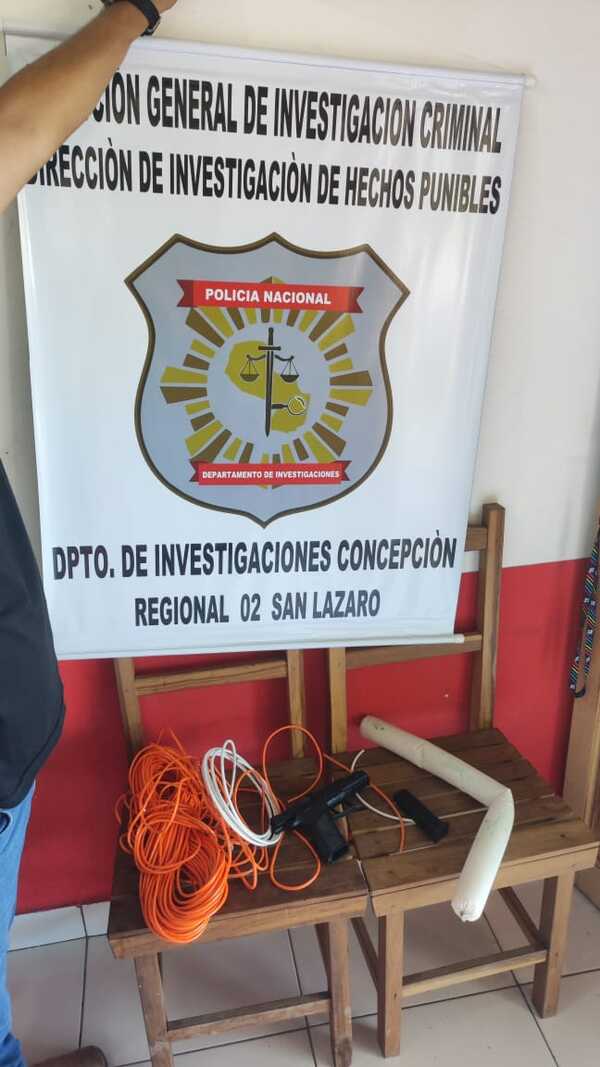 Aprehenden a hombre con explosivos y armas de fuego en Vallemi