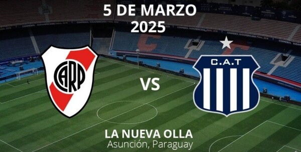 La Nueva Olla albergará el duelo entre River y Talleres por la Supercopa Internacional
