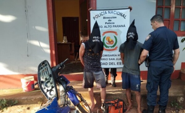 Detenidos tras hurtar soldadura en el kilómetro 8,5 de CDE