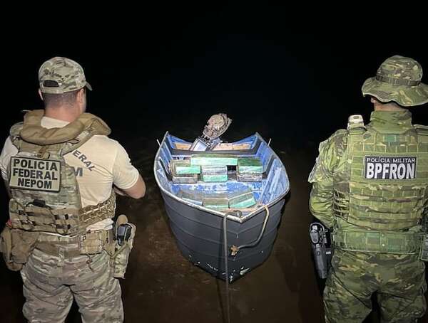 Narcotráfico en la frontera: incautan marihuana en el lago Itaipú - ABC en el Este - ABC Color