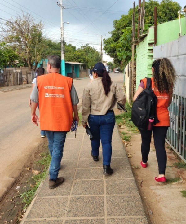 Continúa relevamiento de datos para la construcción del Nuevo Barrio Bañado Tacumbú - 1000 Noticias