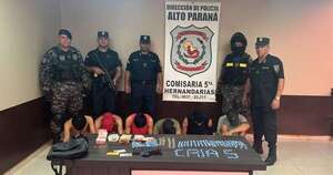 Diario HOY | Operativo policial termina con seis detenidos por microtráfico