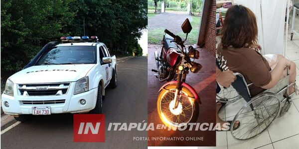 DOS JÓVENES HERIDOS TRAS CHOQUE DE MOTOCICLETAS EN CAMBYRETÁ - Itapúa Noticias