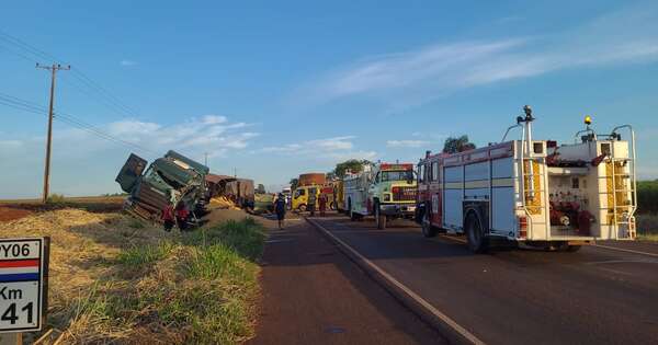 La Nación / Choque entre camiones de gran porte deja una víctima fatal en Naranjito