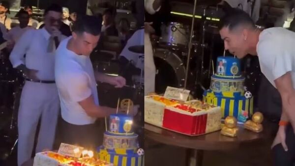 (VIDEO) ¡Siiuuuu! Cristiano Ronaldo sacó los “pasos prohibidos” en su cumple