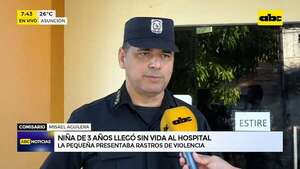 Investigan muerte de niña de tres años: el cuerpo tenía signos de presunto abuso - ABC Noticias - ABC Color