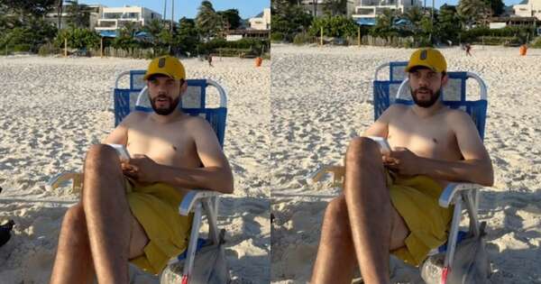 La Nación / ¡Por turno! Sin Chenny TV, Will Ibarra disfruta de las playas de Brasil