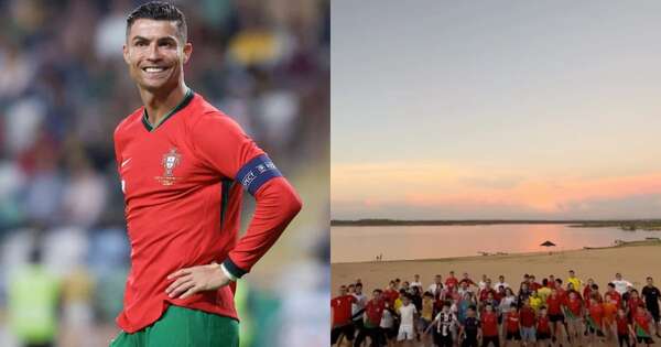 La Nación / En Asunción se sumaron al “siuuuuuu” masivo por el cumple de Cristiano Ronaldo