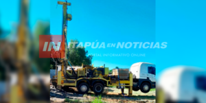 INICIO DE PERFORACIÓN DE POZOS ARTESIANOS EN ALTO VERÁ POR PARTE DE LA EBY - Itapúa Noticias