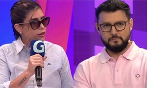 (VIDEO) ¡El fuerte cruce entre Maga Caballero y el periodista Eduardo Aguilera en TV!