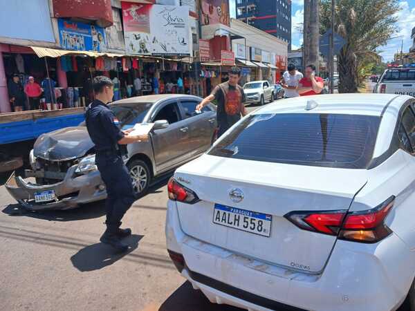 Accidente de tránsito deja una menor herida en el Circuito Comercial de Encarnación
