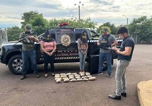 Incautan casi 9 kilos de marihuana en poder de dos mujeres en Terminal de Saltos de Guairá | DIARIO PRIMERA PLANA