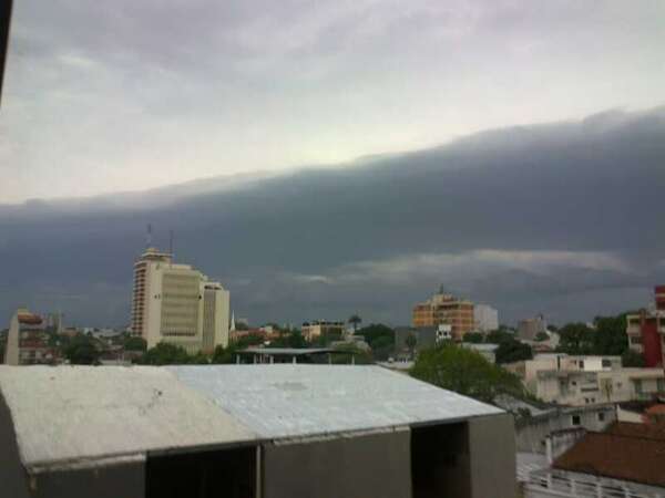 Tres departamentos en zona de tormentas para esta tarde - Nacionales - ABC Color