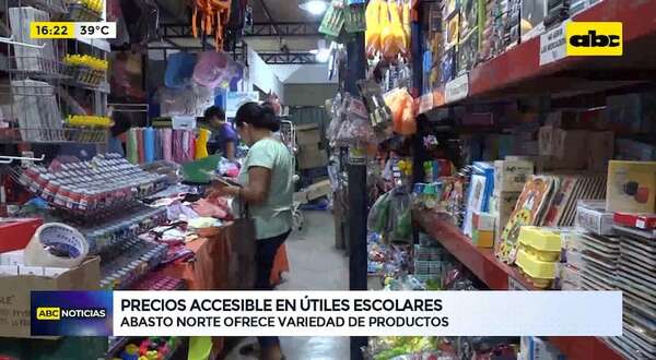 Temporada de compras escolares: variedad de ofertas y precios accesibles en Abasto Norte - ABC Noticias - ABC Color