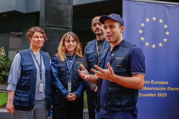 Elecciones Ecuador: 40 observadores de la Unión Europea se despliegan en provincias para reforzar el monitoreo electoral - ADN Digital